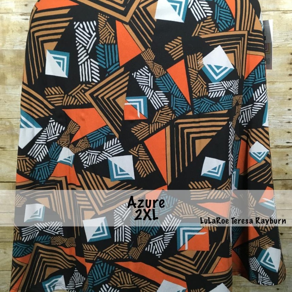 Lularoe Azure Skirt Size 2XL